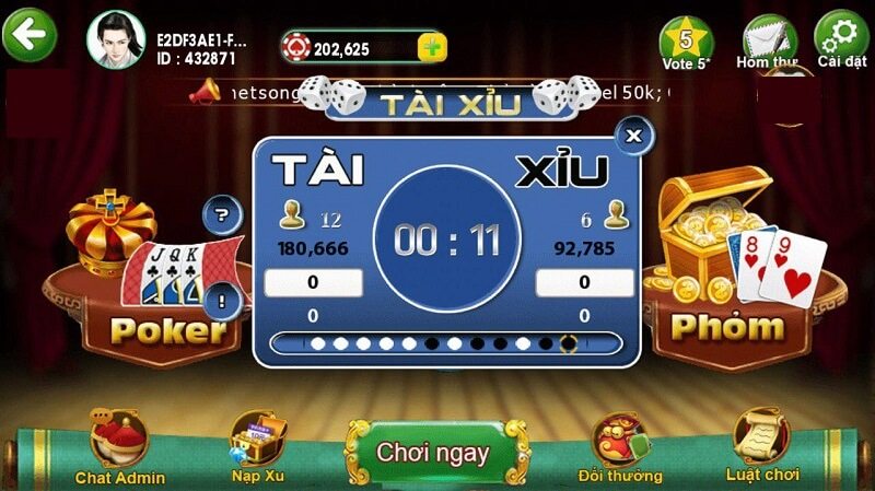 Luật chơi game Tài Xỉu